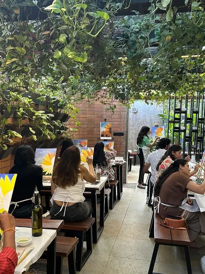 We hosted a fantastic corporate sip and paint workshop for EYGBS at BrikOven. It was a great evening of creativity, fun, and team bonding over art and pizza.
