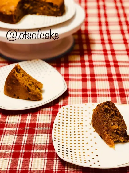 My eggless fruit cake is perfect for any festive season. The fruits are soaked in orange juice instead of alcohol, making it a delicious option for everyone.