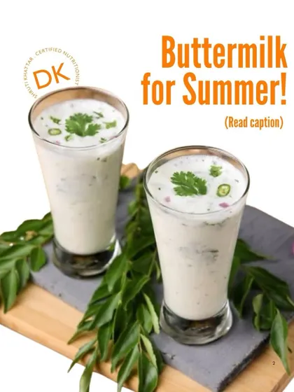 Buttermilk, or chaas, is the ultimate summer cooler. It's packed with probiotics for gut health and is incredibly easy to make at home. Here is my simple recipe for mint buttermilk.