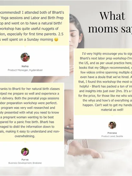 Reading reviews like these, from first-time parents and even moms who hired a doula, makes my work so rewarding.