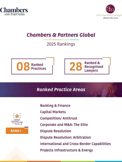 We are proud to be recognized by Chambers and Partners Global 2025, with eight of our practice areas ranked in Band 1. This includes key dispute resolution fields such as Dispute Resolution: Arbitration and International and Cross-Border Capabilities.