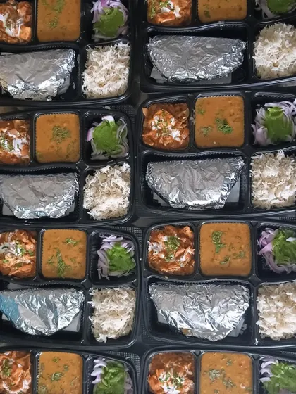 A large order prepared for MERI College. I frequently cater for colleges in the West Delhi area, providing students with wholesome, homemade food.