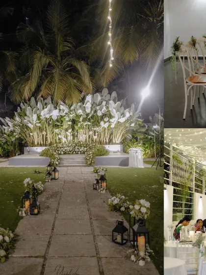 A duplicate of 259, showcasing the stunning night-time ambiance of the outdoor reception.
