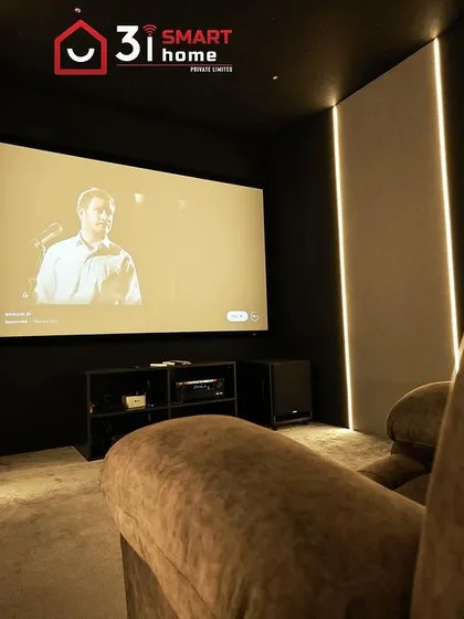 A duplicate of 101, this shot from the seat gives a great sense of the personal and immersive feel of this compact cinema.