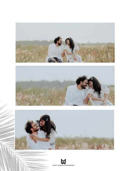 This collage captures the candid, laughing moments between Ankita and Rajat. These are the unposed shots that truly show a couple's personality.