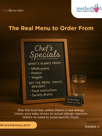 Here is the real menu you should order from: whole grains, protein, and veggies. What's off the menu unless advised by a doctor? Food restrictions and societal drama.