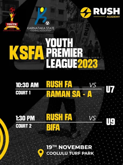 More academy football action as our U7 and U9 teams prepare for their KSFA Youth Premier League matches.