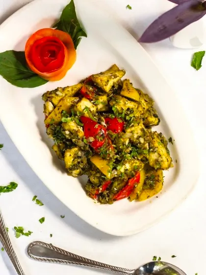 Stop by and enjoy a luxurious dining experience featuring a variety of delicious dishes like this flavourful starter.