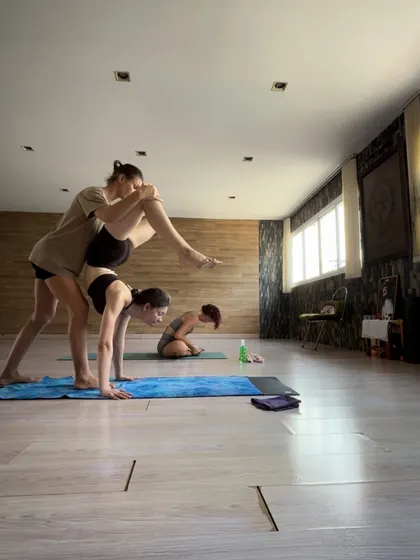 A teacher's role is to provide support and show a student their potential. In my classes, whether online or in-person, I offer physical adjustments and verbal cues to help you understand the technical aspects of each asana and practice safely.
