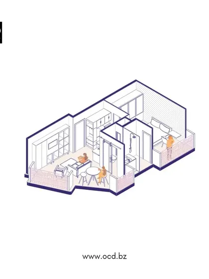 These architectural drawings and animations illustrate our planning process for the Pixel 2 apartments. They show how we meticulously organize studio and 1BHK layouts to maximize space, light, and functionality for new-age real estate investors and residents.