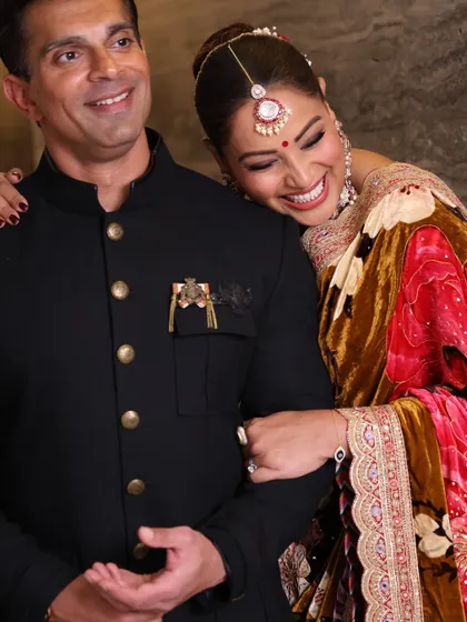 Capturing a candid, happy moment between Bipasha and Karan. These are the shots that create lasting memories.
