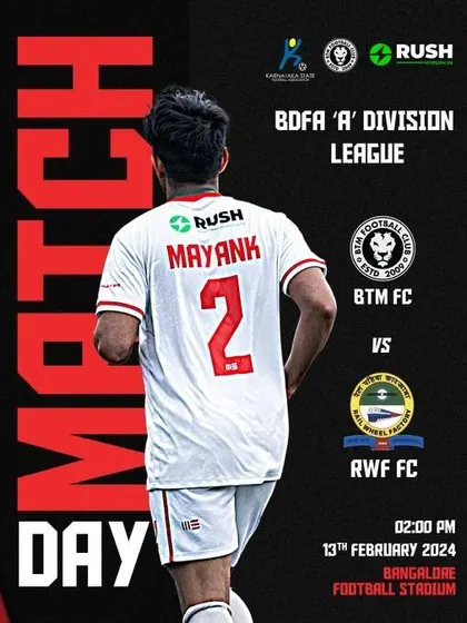 Announcing our match against RWF FC as we looked to build on a strong start.