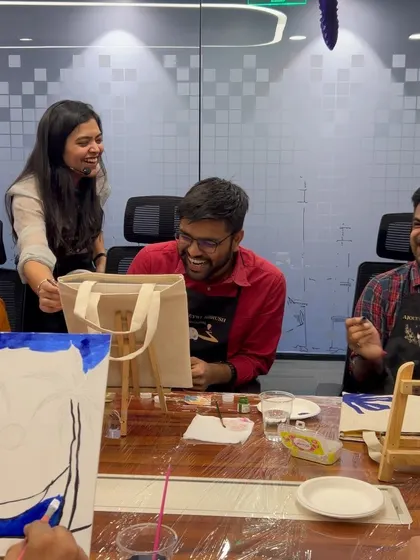 The joy and camaraderie are what make these workshops so special. It's more than just painting; it's about connecting.