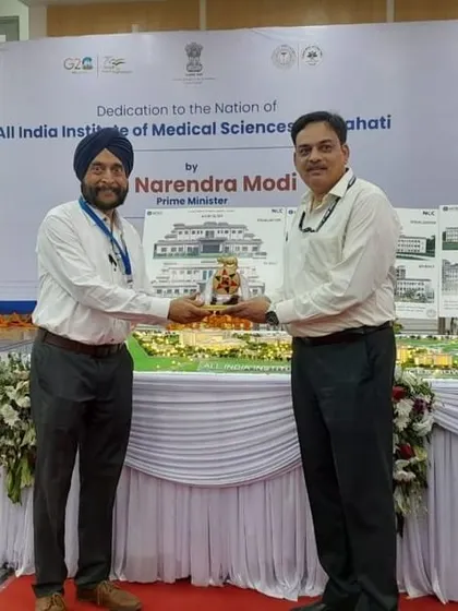 Our team was proud to be part of the AIIMS Guwahati inauguration. This project is a testament to our commitment to raising the benchmarks of Indian public healthcare infrastructure, and we hope it paves the way for more such projects.