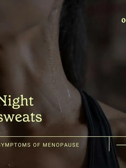 Night sweats can disrupt sleep and are another common symptom. I provide nutritional strategies to help manage them.