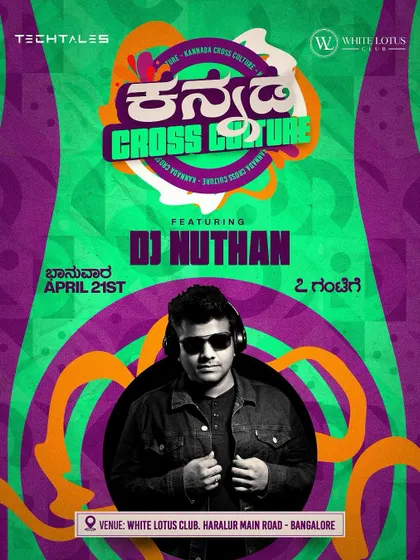 Promoting the first-ever 'Kannada Cross Culture' in Namma Bengaluru. These events also feature things like a mini flea market, making it a full day and night experience.