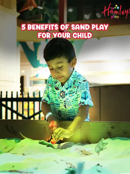 Did you know sand play has many benefits? It enhances motor skills, encourages creativity, and has a calming effect, making it a valuable part of our play experience.