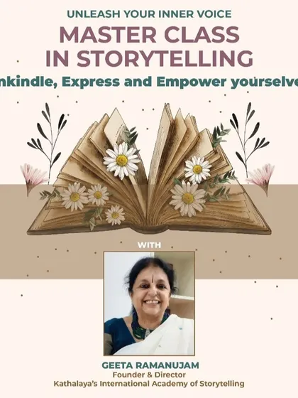 An invitation to welcome the new year by joining my masterclass in Delhi to unfurl the storyteller within you.
