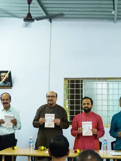 The esteemed panel and participants at the launch of the Prāṇa Sañjīvini Program. We are grateful to all who made this launch a meaningful and impactful start to a journey of wellness for our elders.