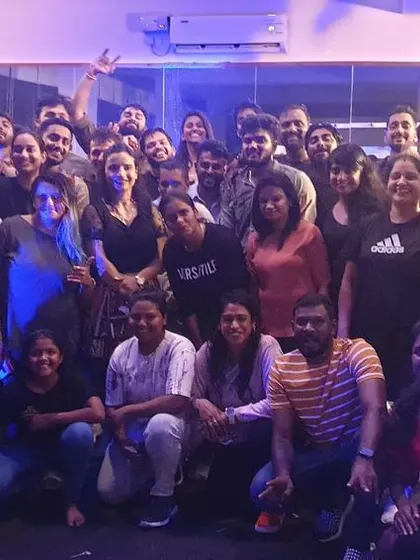 The Gun Fitness family celebrating Diwali together. These events are a great way for members to connect outside of their workouts.