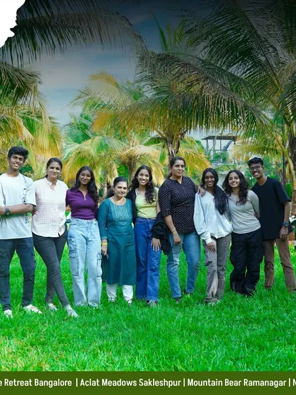 A smiling group of guests enjoying their time together at one of our resorts. We love seeing friends and families connect and have fun.