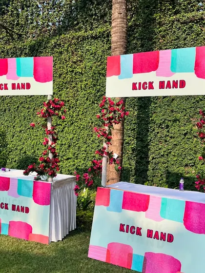 Fun and quirky game stalls for the Haldi Carnival. These custom-designed stalls add an interactive and entertaining element for guests to enjoy.