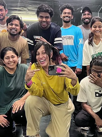 The happiest moments are spent with our peeps. This is the vibe of our classes: fun, supportive, and full of great people.