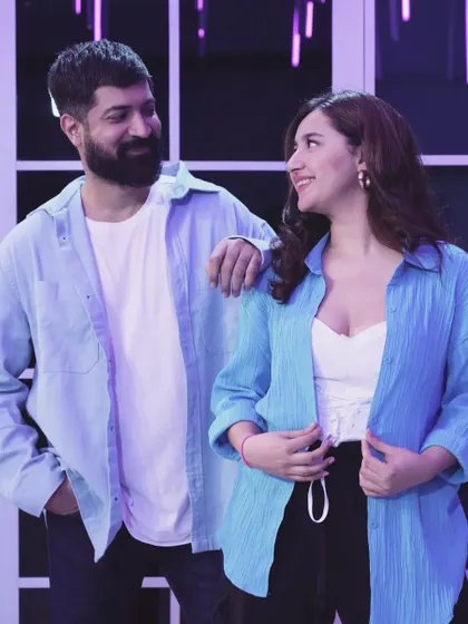 A sweet moment captured with a dance partner. This reflects the connection and chemistry I help build for a perfect couple's first dance.