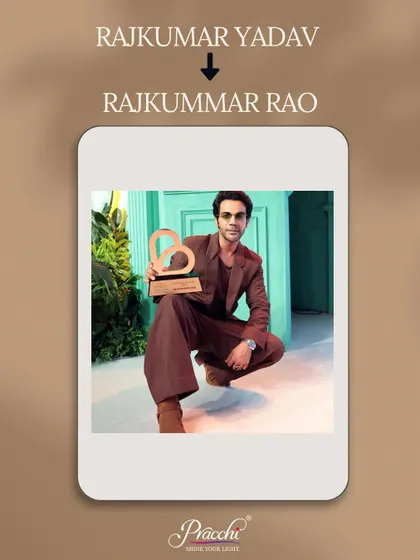Rajkummar Rao not only changed his surname but also added an extra 'm' to his first name. This is a powerful numerological shift to attract more opportunities and recognition in his field.