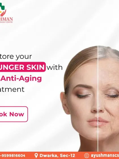 Restore your younger-looking skin with our comprehensive anti-aging treatments. This before-and-after visualization shows how we can soften wrinkles and improve skin texture for a revitalized appearance.