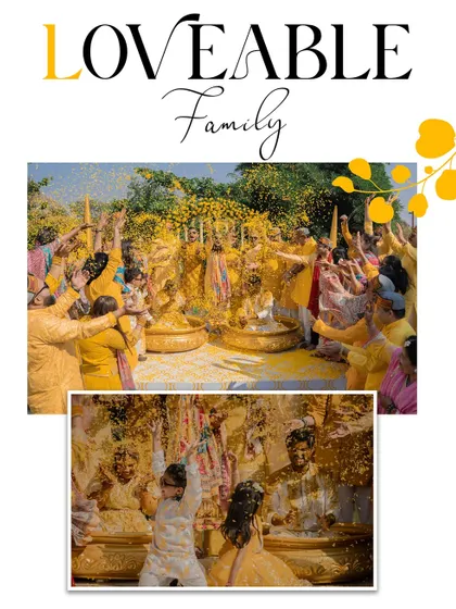 The sheer fun and energy of a Haldi ceremony, where family and friends join in to celebrate. These candid moments are filled with laughter and create lasting memories.