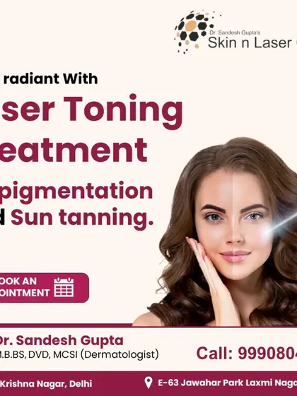 Laser toning is a gentle yet effective treatment for pigmentation and sun tanning. This procedure helps to break down excess pigment and improve overall skin tone for a radiant look.