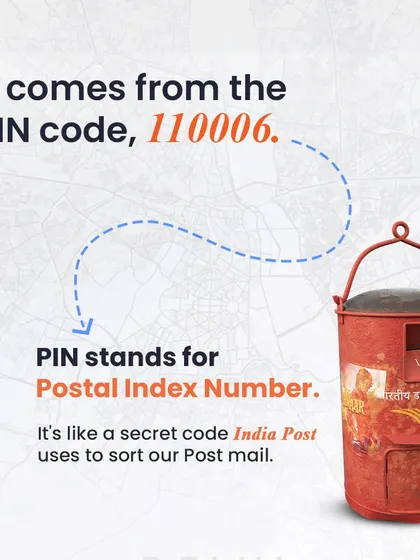 The '6' in Delhi 6 comes from its PIN code, 110006. PIN stands for Postal Index Number, a secret code India Post uses to sort mail efficiently.