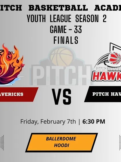 The stage is set. The championship game announcement for Season 2 between the Mavericks and Pitch Hawks.