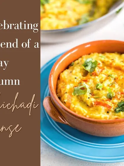 Celebrating the end of a 3-day autumn Khichadi cleanse with our community. This simple, nourishing dish helps reset the gut and prepare for the festive season ahead.