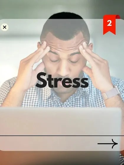 Stress is a major contributor to hair loss. This graphic is the start of a series explaining the various causes of thinning hair.