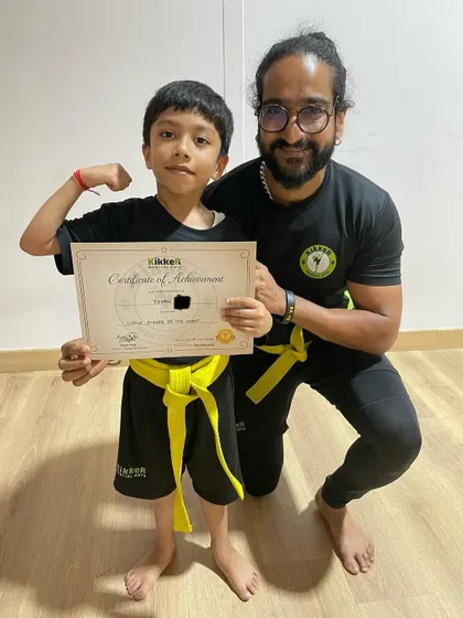 Our little Kikker of the week. Yuvan executed excellent patience, focus, and energy. Well done.