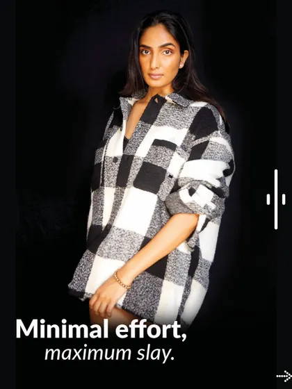 Minimal effort, maximum slay. That's the power of a great statement jacket. It does all the work for you.