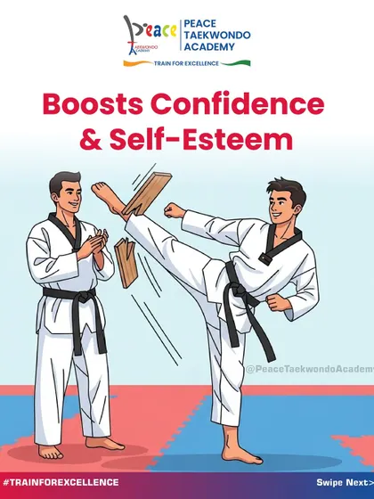 There is nothing like the confidence that comes from mastering a new skill. Breaking a board for the first time or perfecting a kick builds real self esteem that lasts a lifetime.