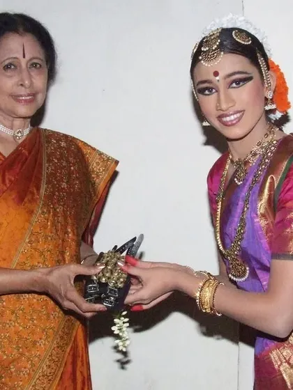 Another cherished memory with Guruji. Her support was unwavering, and the values she instilled in me are the foundation of my own teaching today.
