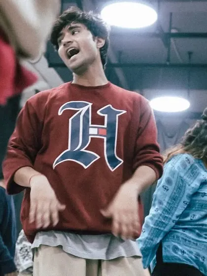 A candid shot of a student during the workshop. The focus and joy in his expression is what it's all about.