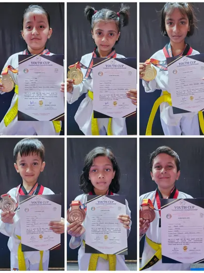 Our younger champions from the Youth Cup, showing the strong foundation we build from an early age.