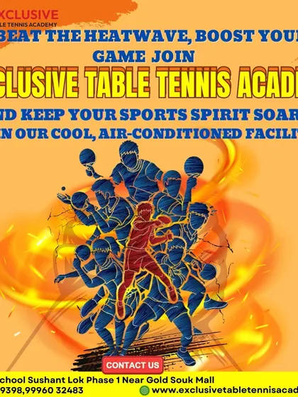 Beat the heat and keep your sports spirit high. Our cool, air-conditioned facility is the perfect place to play and train, no matter the weather outside.