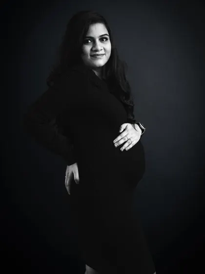 There is a timeless elegance to a classic black and white portrait. This moody, low-key style uses dramatic lighting to create a simple yet powerful image that focuses entirely on you and your journey.