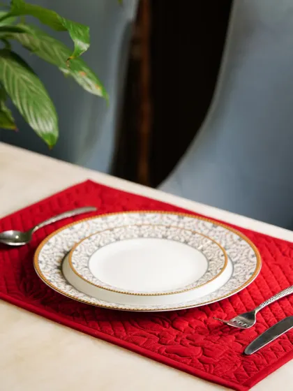 A collection of our product photography for various home decor and tableware brands. These shots display a range of items including placemats, table runners, ceramic bowls, plates, vases, bar tools, and candles, all styled to perfection.