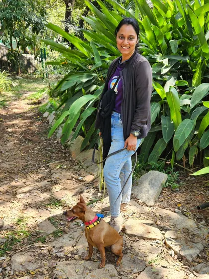 Another beautiful day spent with Coco the Minipin at Cubbon Park. Seeing her so happy and confident in a busy environment is a huge success.