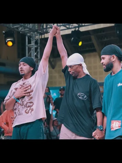 Another angle of the win at BIG JAM. You can see the emotion and gratitude. These victories are not just for me, but for my whole community that supports me.