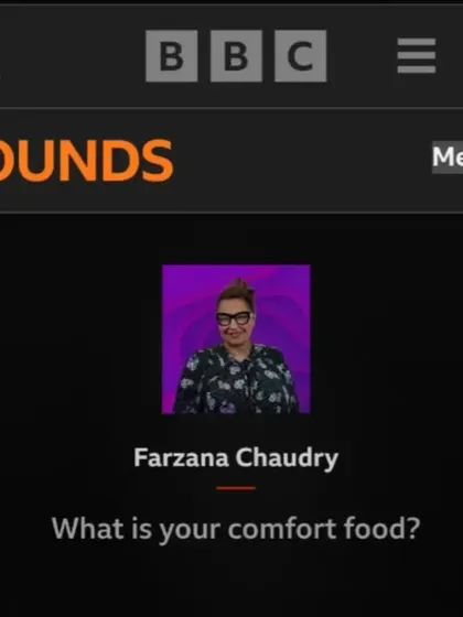 A screenshot from my feature on BBC Sounds. Being on an international platform like the BBC was an incredible experience.