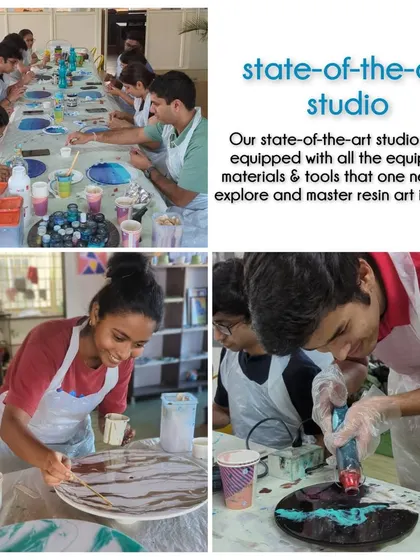 Our studio is fully equipped with all the materials, tools, and safety gear you need to master resin art. We offer both beginner friendly and advanced classes to suit your skill level.