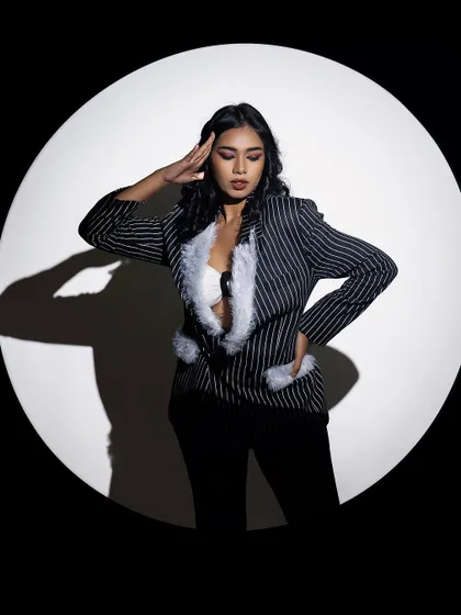 Another pose from the spotlight editorial shoot.